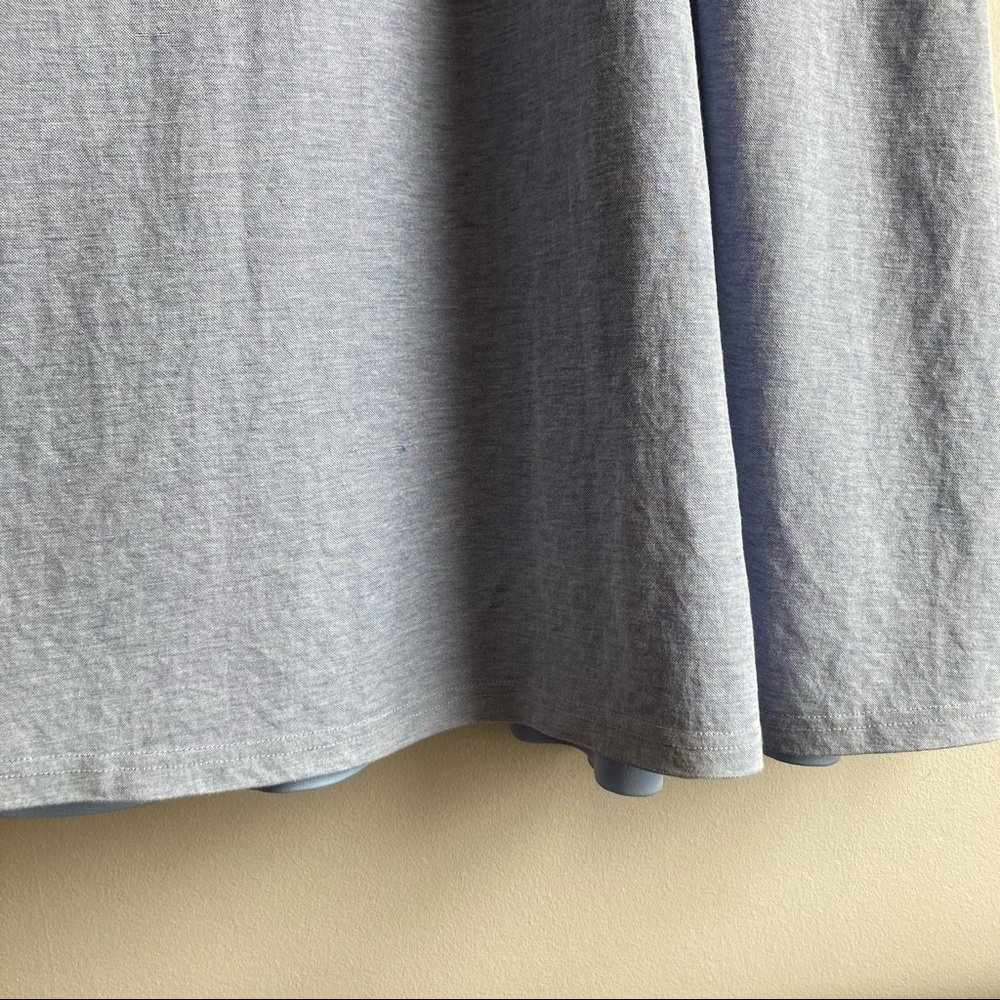 HUTCH Anthropologie Dress Light Blue Pockets Large - Picture 15 of 15